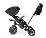 QPlay Comfo Max 7-in-1 Folding Trike With Swivel Seat Black