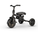 QPlay Comfo Max 7-in-1 Folding Trike With Swivel Seat Black