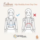 Ergobaby Embrace Knit Newborn Carrier One Size Heather Grey