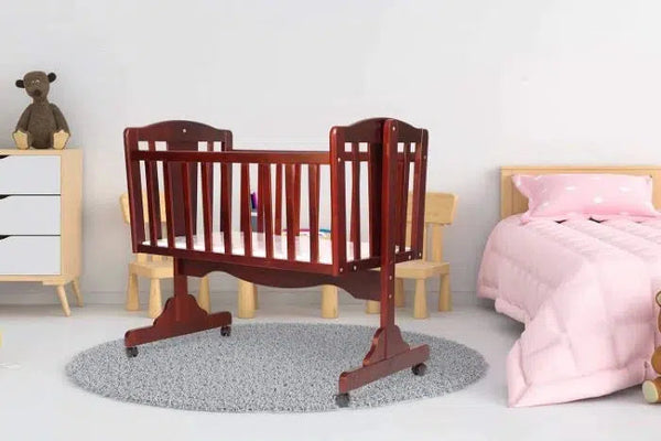 R For Rabbit Wooden Cradle Dream Time Brown