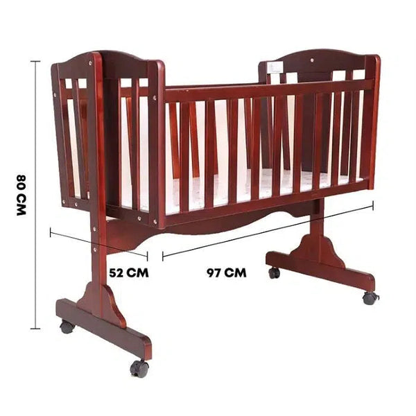 R For Rabbit Wooden Cradle Dream Time Brown