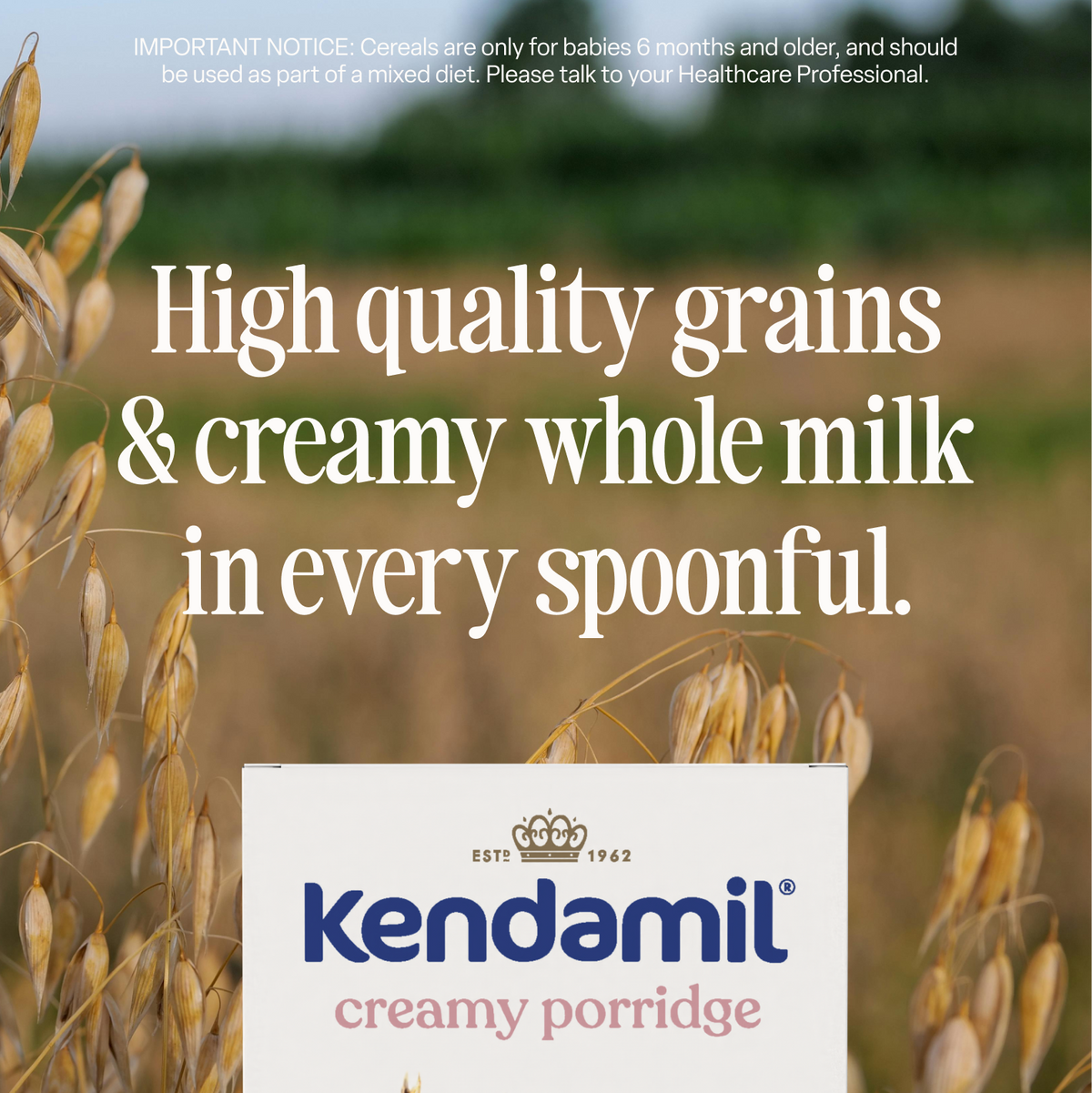 Kendamil Creamy Oat Baby Porridge – 6+ Months, 150g