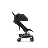 CYBEX Coya Stroller One Size Sepia Black with Rosegold Frame