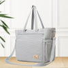 R for Rabbit Diaper Bag Caramello Tote Grey