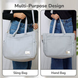 R for Rabbit Diaper Bag Caramello Tote Grey