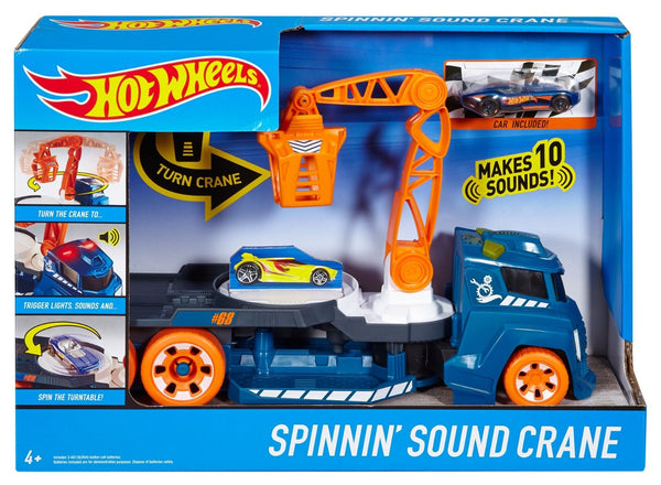 Hot Wheels Spinning Sound Crane