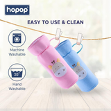 Hopop Soft Plush Hosiery Baby Feeding Bottle Cover - Assorted Colors