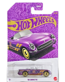 Hot Wheels 57th Anniversary Pearl & Chrome 202455 Corvette