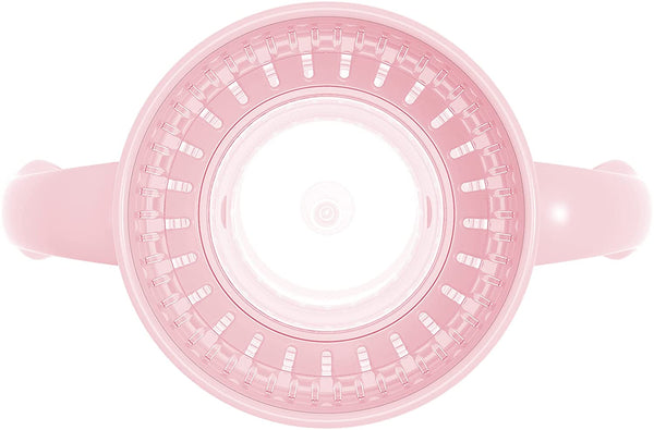 Dr Browns Smooth Wall Cheers 360 Cup With Handle 200mL - Pink Deco