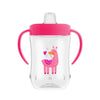 Dr Browns Soft-Spout Toddler Cup With Handless - Pink Llama Deco