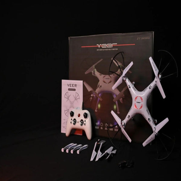 ELECTROBOTIC VEER 360 Drone With 2.4GHZ Remote Control ( Red )