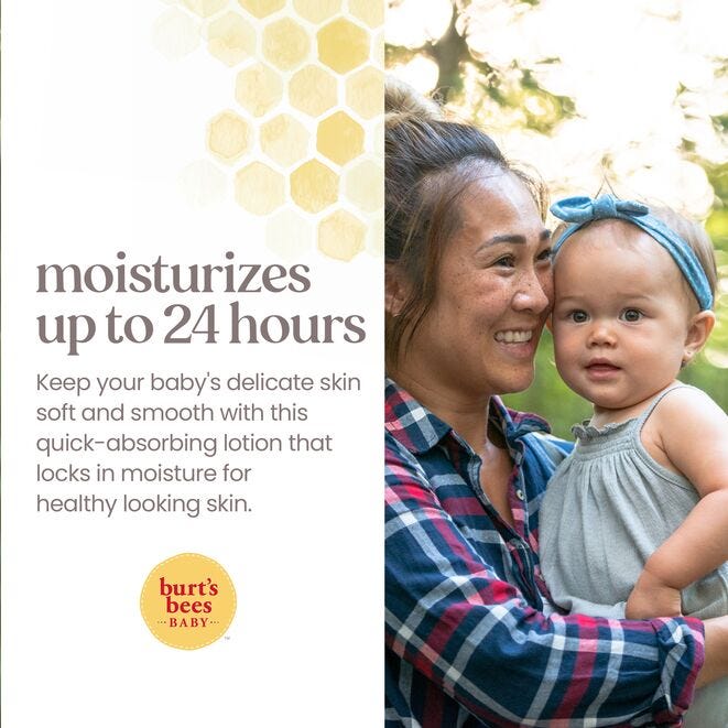 Burt'S Bee Baby Nourishing Lotion (Original) - 170 Gram