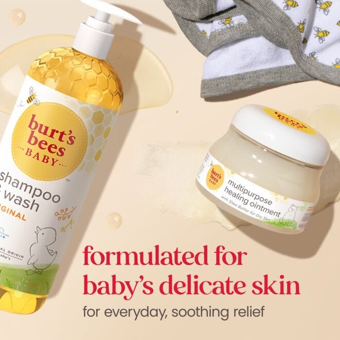 Burt’s Bees Baby Shampoo & Wash Original 354.8 ml