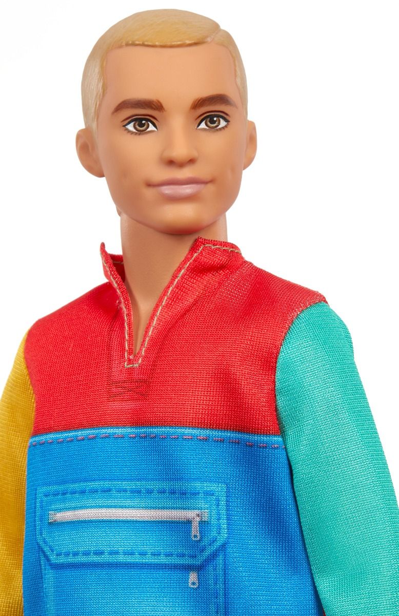Barbie Ken Fashionistas Doll #163 – Color-Block Outfit