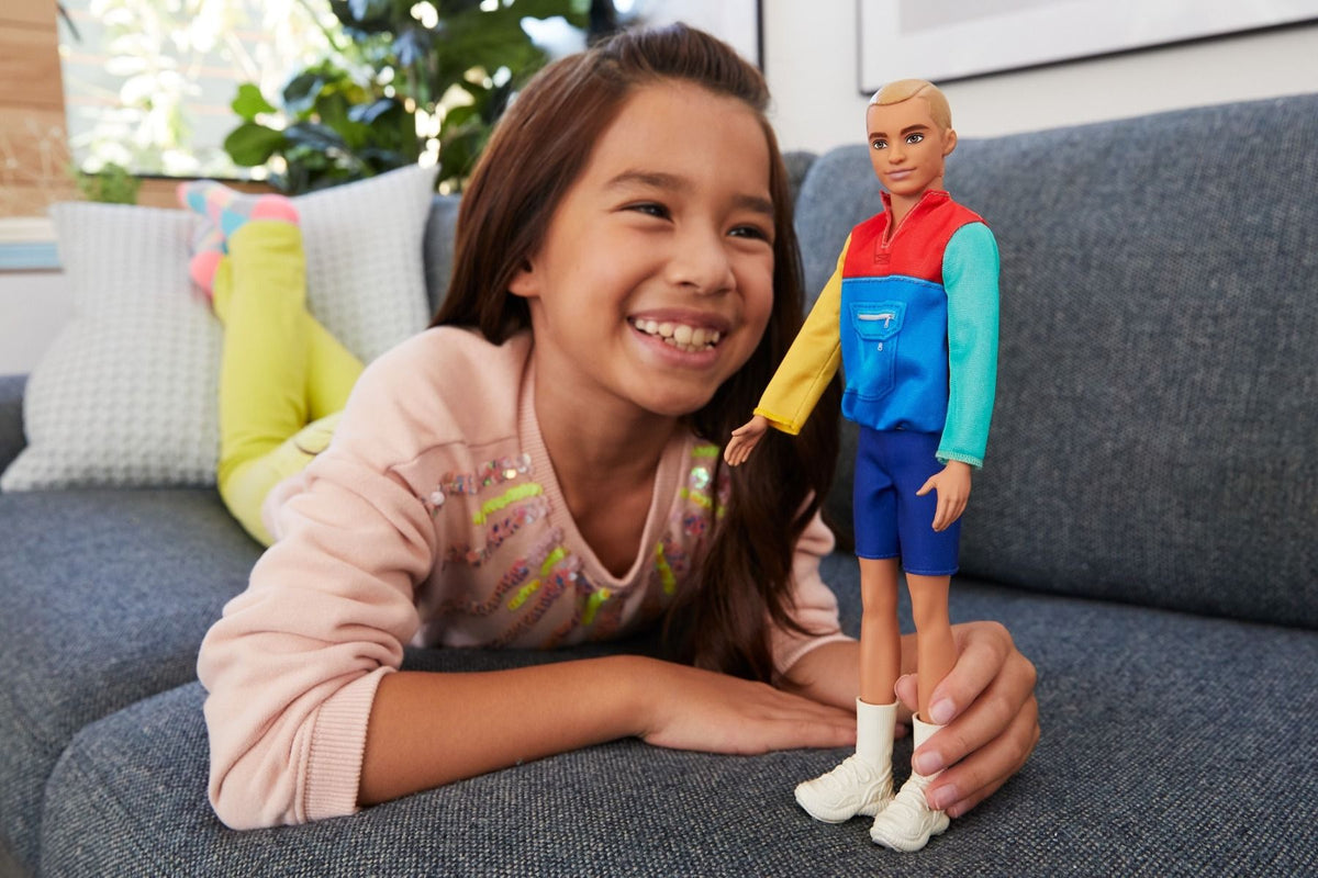 Barbie Ken Fashionistas Doll #163 – Color-Block Outfit