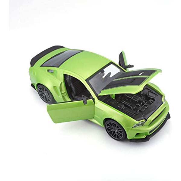 Maisto Ford Mustang Streetracer Green 1:24 Diecast Alloy Scale Model Car