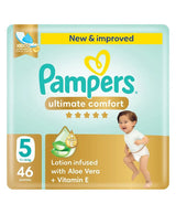 Pampers Ultimate Comfort Tape Style Diapers Size 5 46 Pieces 11–16kg