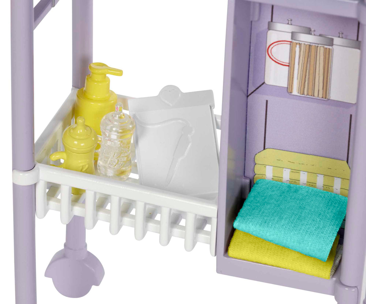 Barbie Baby Doctor Playset With Blonde Doll