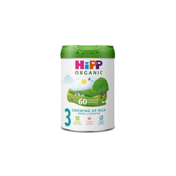 HiPP Organic 3 Growing Up Baby Milk Powder Formula, From 12 Months, 800g