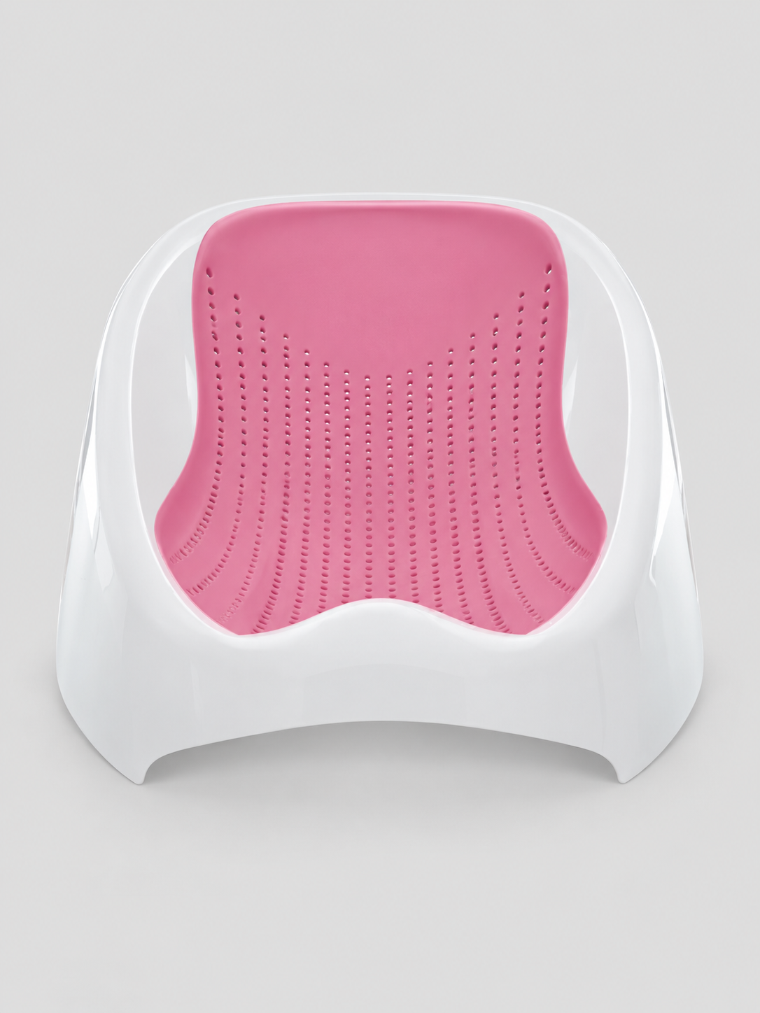 Hopop Silicone Baby Bather with Mesh Sling 61 × 38 × 20 cm Pink