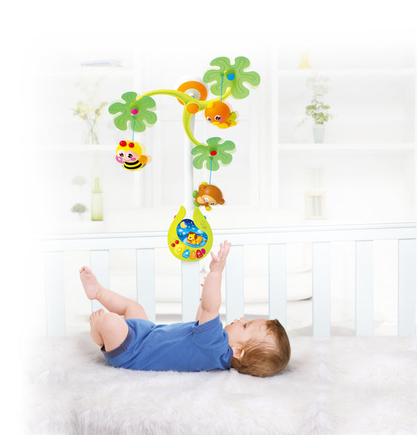 Hola 818 Brainwave Stimulator Musical Cot Mobile 0M+ Multicolor