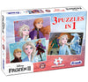 Frank Frozen II 3 In 1 Puzzles for Kids age 5Y+