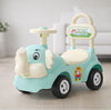 Playgro Elephant Calf Rider 23.3 × 10.5 × 18.5 Inch – Mint Blue & Ivory