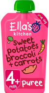 Ella"s Kitchan Sweet potatoes, broccoli and carrots