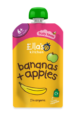 Ella's Kitchen Organic Bananas + Apples Puree 120 g