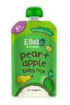 Ella’s Kitchen Organic Pear & Apple Baby Rice Pouch – 6+ Months, 120g