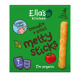 Ella’s Kitchen Organic Tomato & Basil Melty Sticks 4 × 6 g Multipack