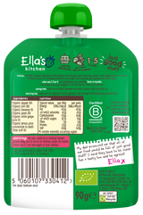 Ella’s Kitchen Organic The Green One Fruit Smoothie Pouch – 6+ Months, 90g