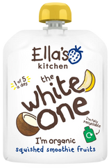 Ella’s Kitchen Organic The White One Fruit Smoothie Pouch – 6+ Months, 90g