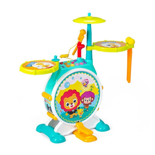 Hola Banging Bopping Drum Set 64.5 x 31.5 x 61.5 cm Multicolor