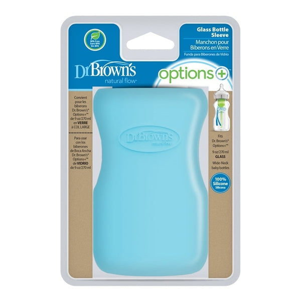 Dr. Brown's Glass Wide Neck Bottle Sleeve 270Ml - Blue