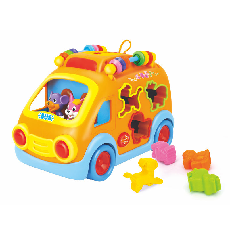 Hola Shape Sorting Happy Bus 18M+ Multicolor