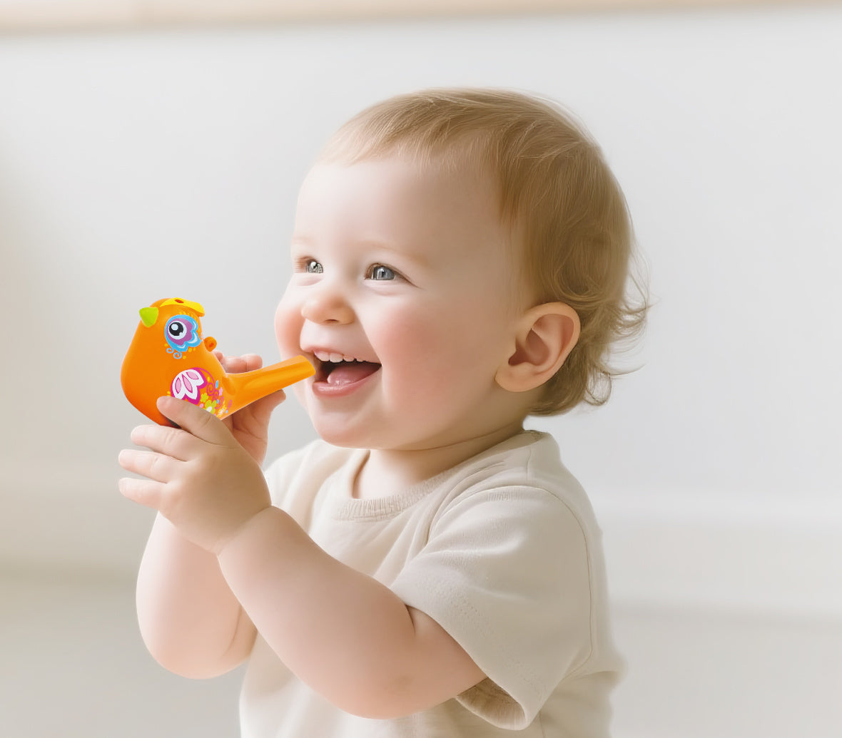 Hola Tweet Along Bird Whistle & Bath Bubble Toy 9.5 x 4 x 5.5 cm Assorted