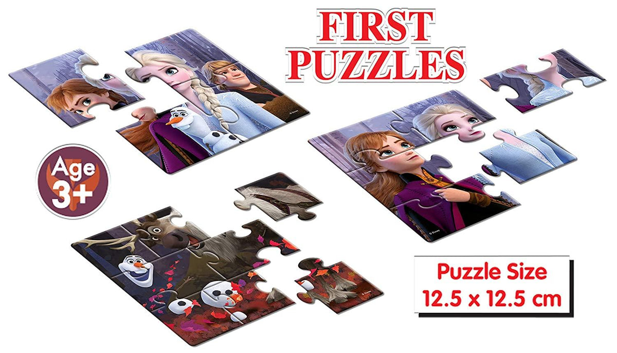 Puzzle Frank Disney Frozen II First Puzzles Pack of 3 3Y+ β Multicolour