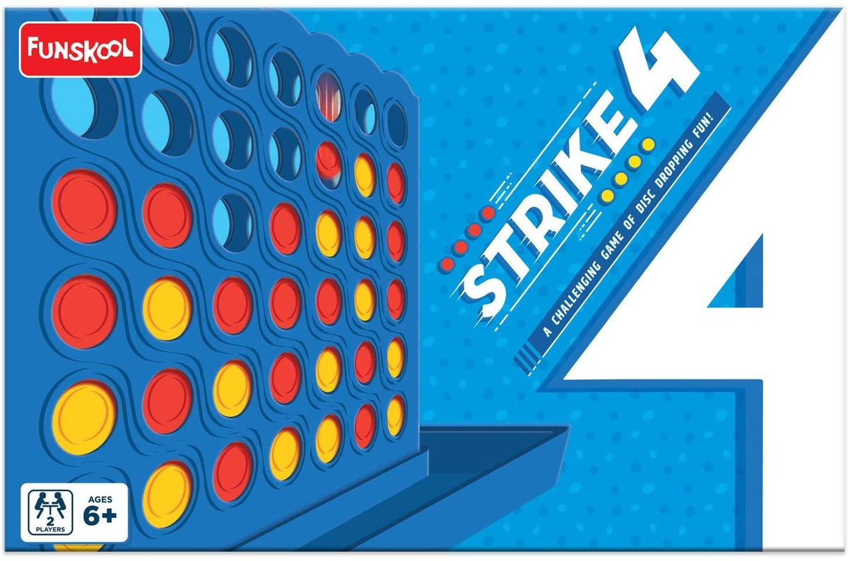 Strategy Game Funskool Strike 4 2 Players 6Y+ – Multicolour