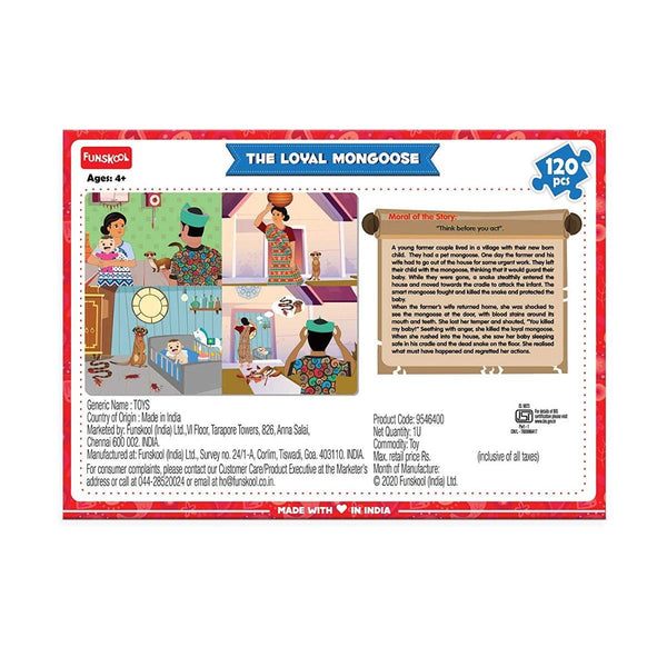 Funskool Traditional Indian Story Series - The Loyal Mongoose Puzzle