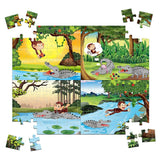 Funskool Traditional Indian Story Puzzle: The Monkey and the Crocodile | 4+ Years