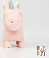 FuzzBuzz Pugs at Play Dazzle the Walking Unicorn One Size Pink