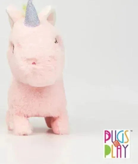 FuzzBuzz Pugs at Play Dazzle the Walking Unicorn One Size Pink