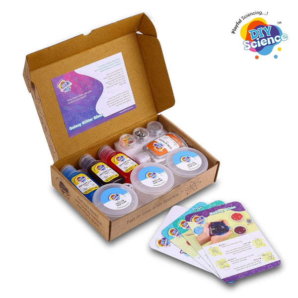 Diy Science Galaxy Glitter Slime Kit