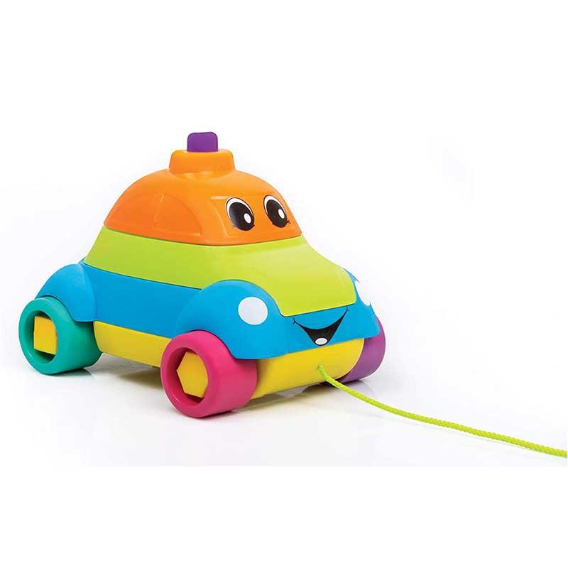 Stacking & Pull Along Toy Giggles Stack A Car 18M+ – Multicolor