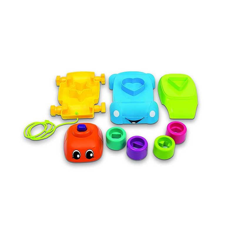 Stacking & Pull Along Toy Giggles Stack A Car 18M+ – Multicolor