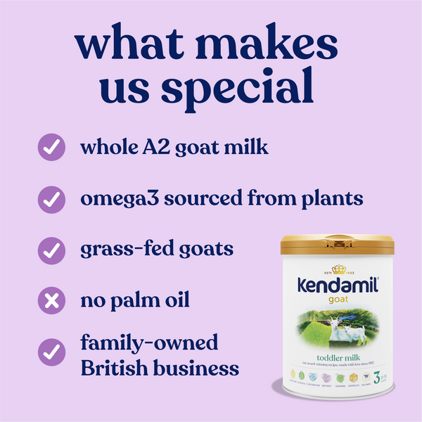 Kendamil Goat Milk Based Toddler Milk Formula, Stage 3 - (800G), 12+Months