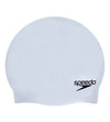 Speedo Plain Moulded Silicone Cap - Gray