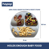 Hopop Silicone Suction Plate - Grey
