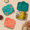 Basil Bento Quad+ Lunchbox 1250 ml Jaipuri Jaali